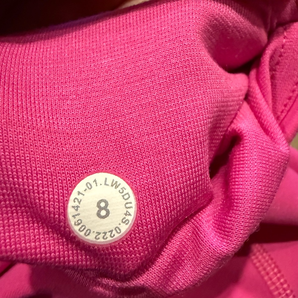 lululemon Sonic Pink High Rise Align Leggings With pockets Size 8 25” - Picture 8 of 8